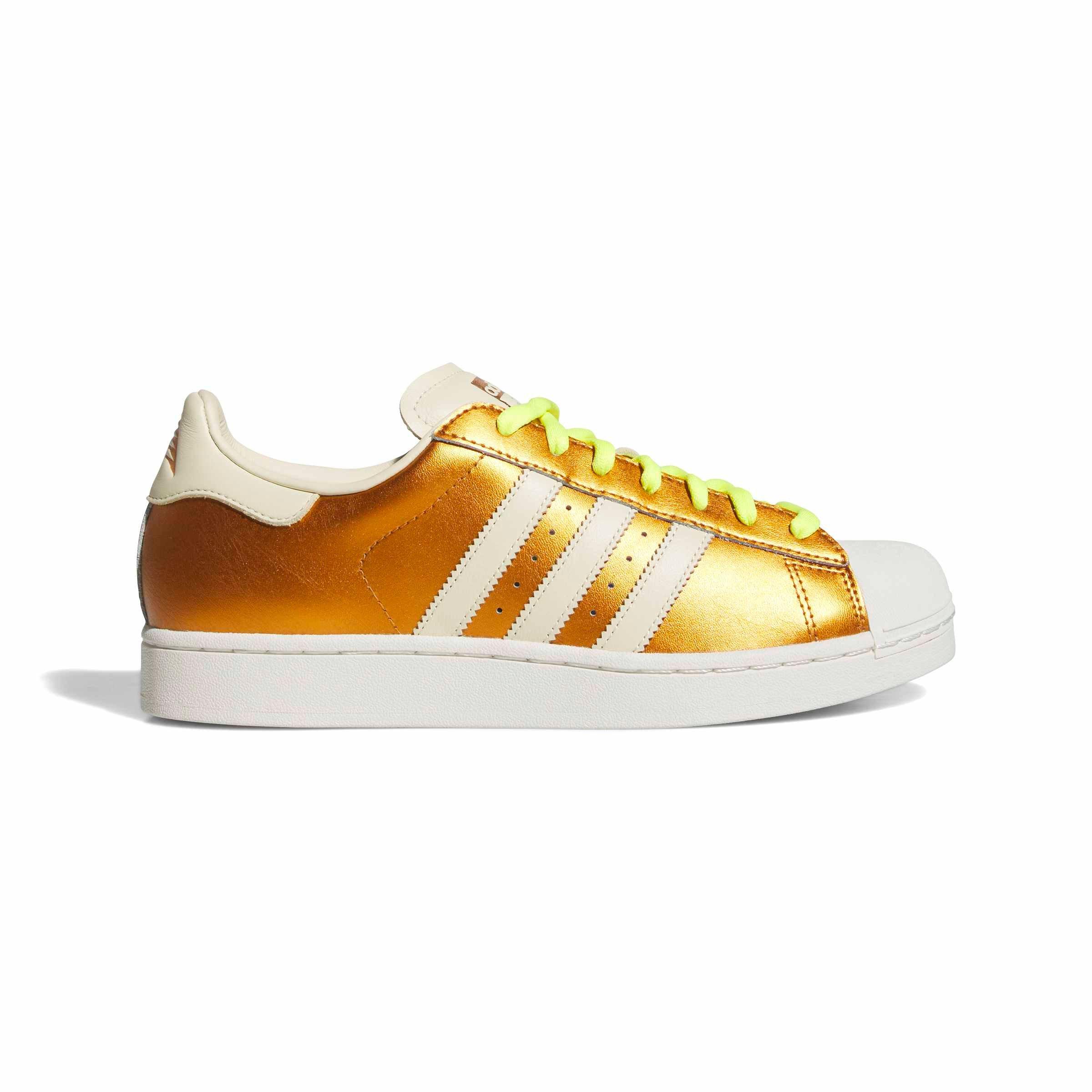 adidas Originals Superstar II "Thermal Gold Metallic/Warm Vanilla/Solar Lemon" Men's Shoe - GOLD/VANILLA/LEMON